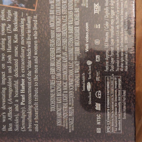 NWT  "Pearl Harbor" 60th Anniversary  Edition DVD Starring Ben Affleck - Picture 4 of 4